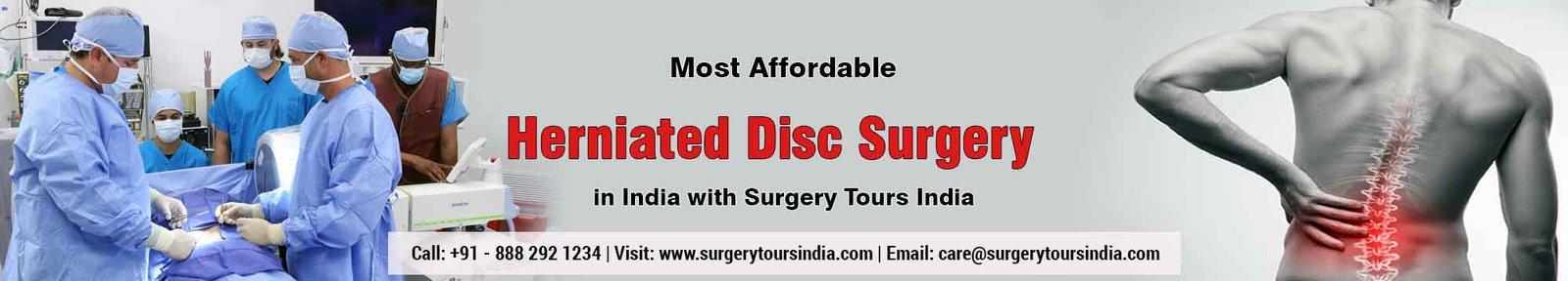 Low Cost Herniated Disc Surgery India